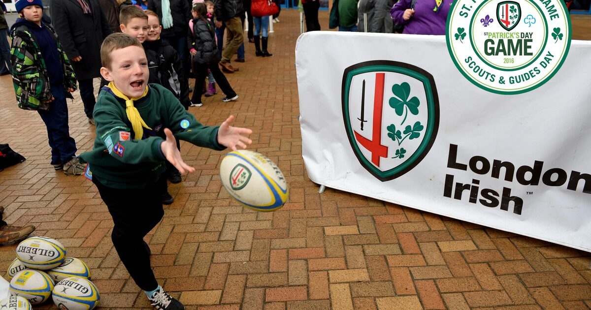 Ruby Scpout London Irish proudly supporting the Scouts and Guides | 29th February ...