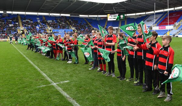 All smiles as London Irish community team host match day event