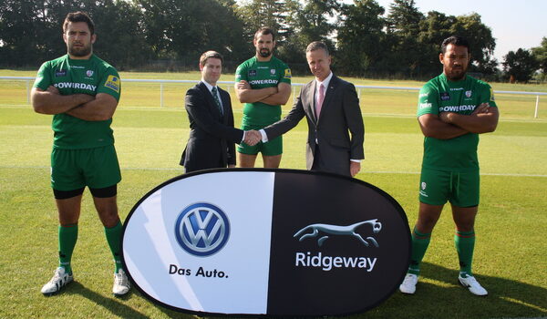 Ridgeway Volkswagen Extend London Irish Rugby Club Partnership