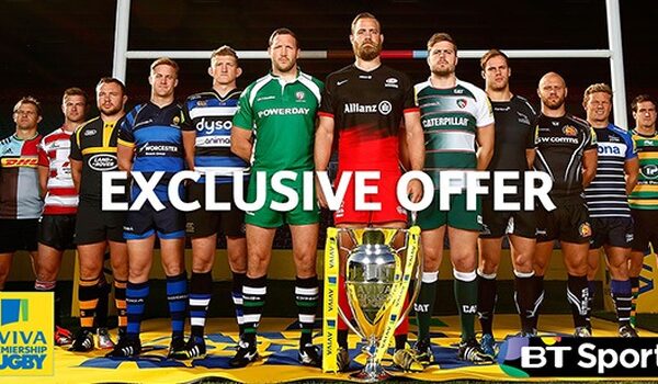 Exclusive Premiership Rugby offer, save up to  &pound;52