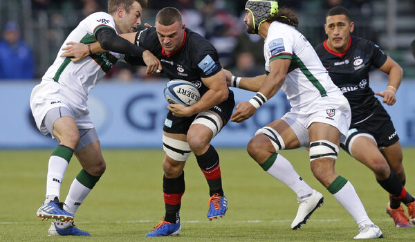Exiles pipped at the death by Saracens