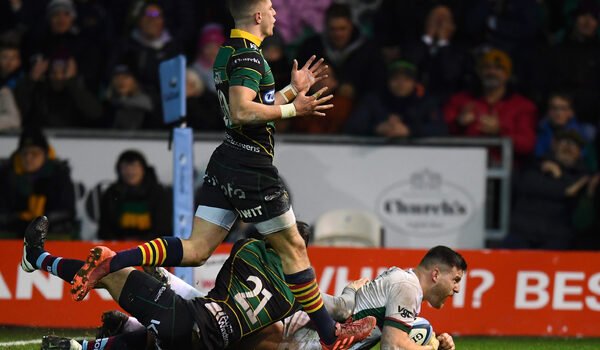 Two late tries secure Exiles victory at Franklins Gardens