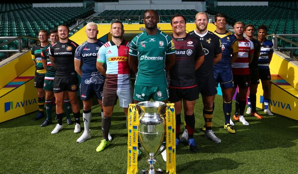 Kennedy & Ojo attend the 2017/18 Aviva Premiership Launch