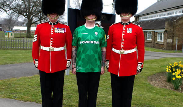 London Irish join forces with the Irish Guards