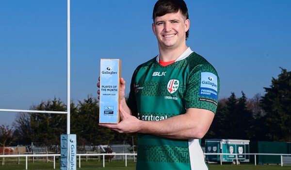 Janse van Rensburg is the Premiership Rugby Player of the Month!
