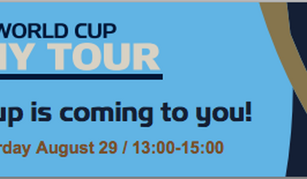 Webb Ellis Cup to visit Hazelwood as part of Rugby World Cup 2015 Trophy Tour