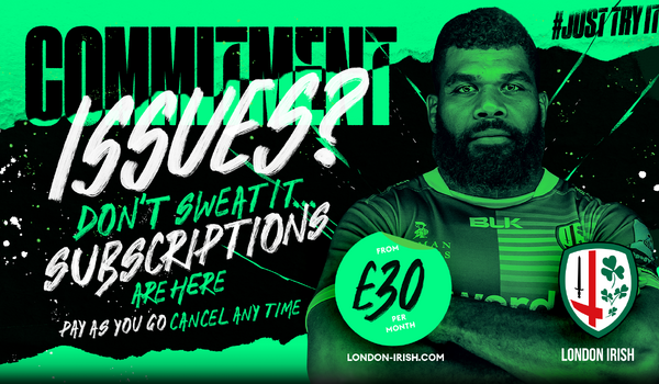 London Irish Subscriptions