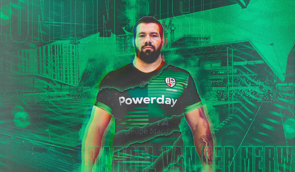 Springbok international Marcel van der Merwe joins Irish